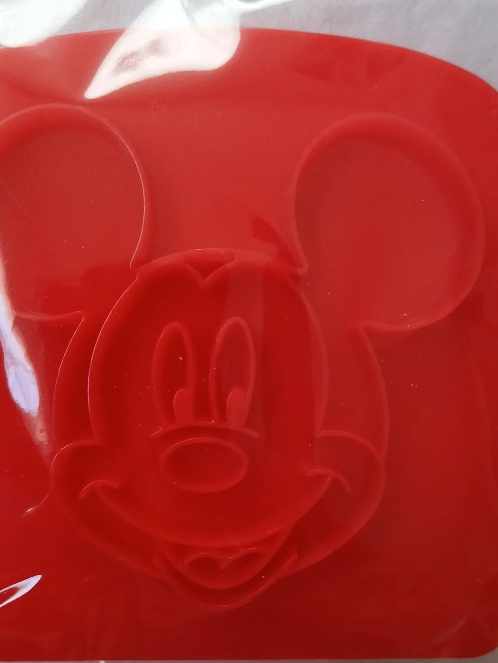 Disney Mickey Mouse Toast Stamp Red New